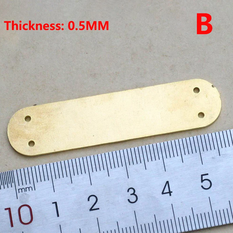 1pc Messer Zubehör Messing Futter Liner Spacer Board für 58mm Victorinox Schweizer Armee Messer DIY Mae ersetzen Reparatur teil – Detail 2