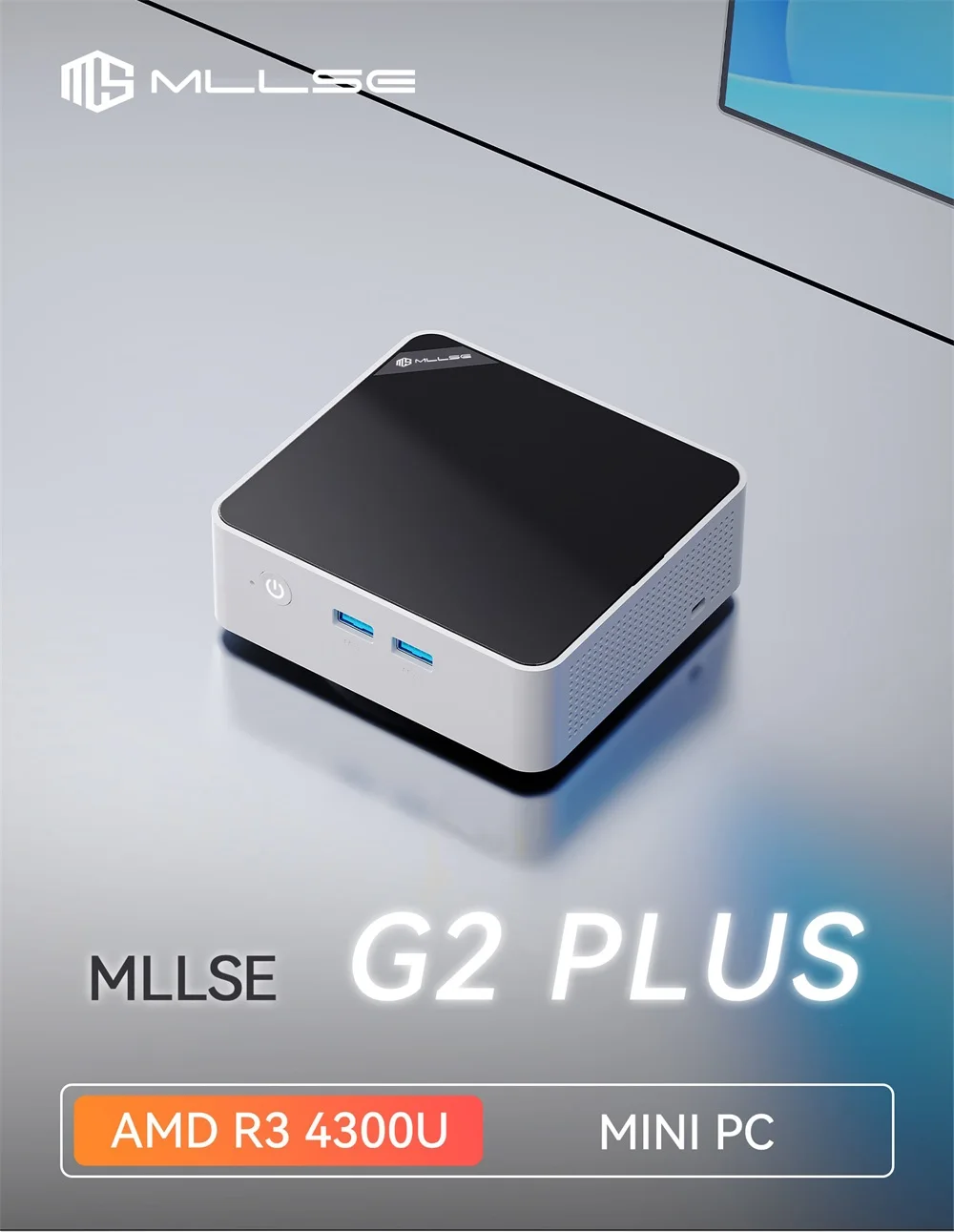 G2 Plus Mini PC AMD Ryzen 16GB RAM 512GB SSD High Performance - Alletron MLLSE NEW G2 Plus Mini PC front view