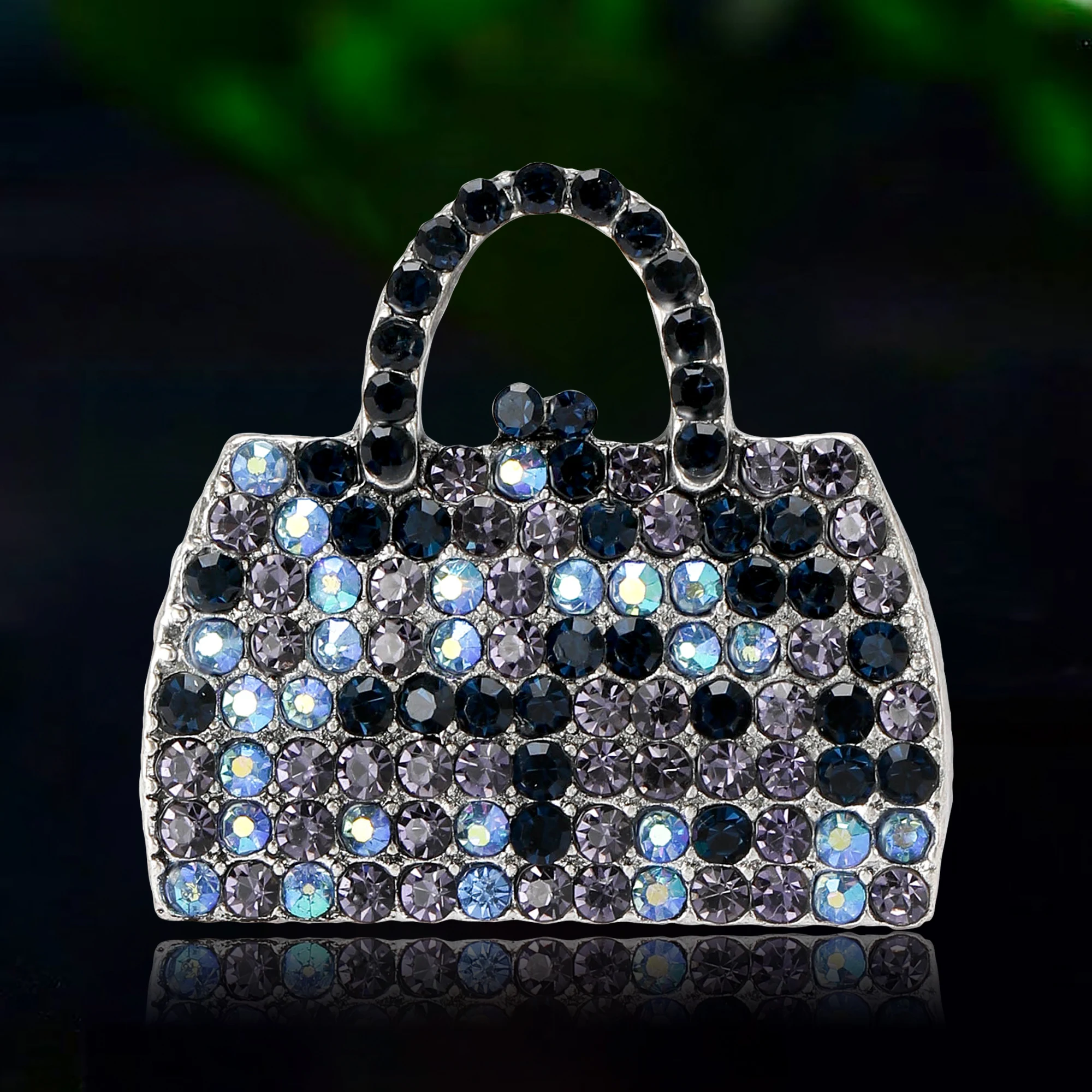 Rhinestone Bag Pins for Women Unisex Glass Daily Supplies