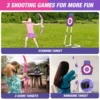 2 Pack Archery Set - Includes 2 Bows, 24 Suction Cup Arrows & 2 Quivers & Standing Target, Outdoor Light Up Toys for Boys Girls 5