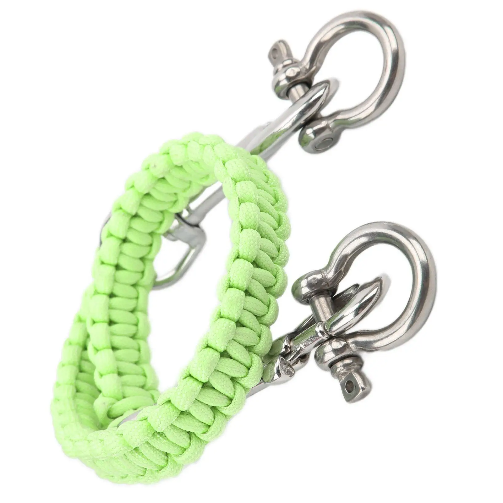 수중 다이빙 카메라 핸들 로프 코일 랜야드, 손전등용, 야광 나선형, AliExpress