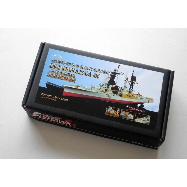 Flyhawk FH350116 1/350 WWII USS Heavy Cruiser Indianapolis CA-35 