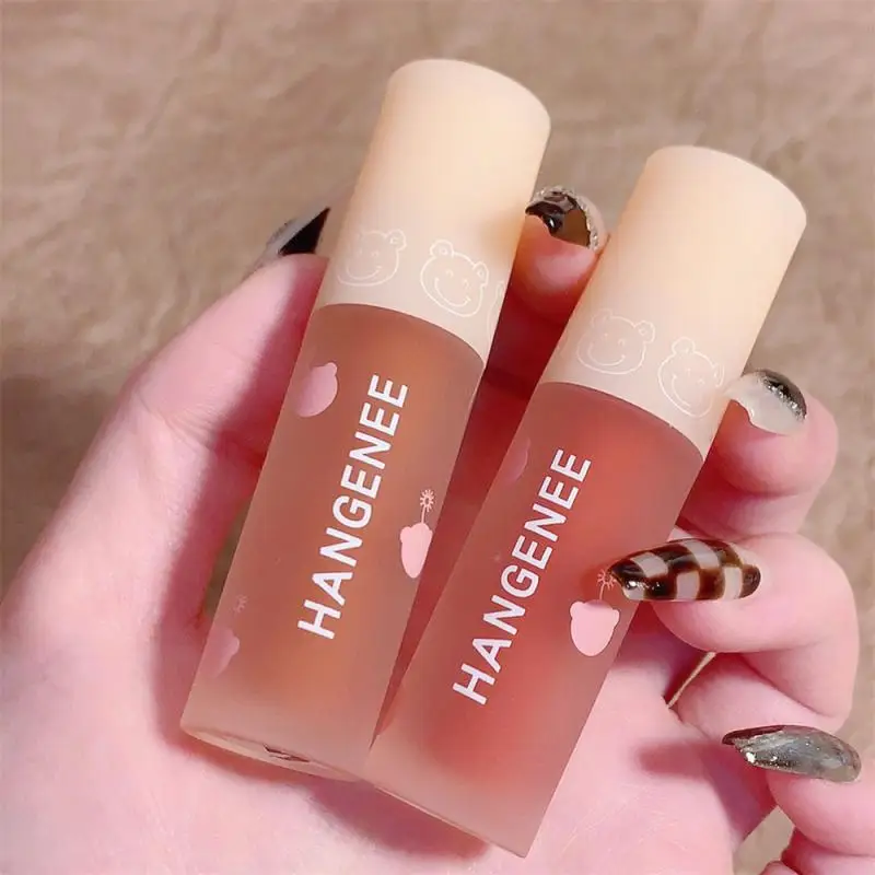 Hangenee Fireworks Bear Lip Glaze Mirror Water Light Lip Gloss Parity Rossetto Impermeabile Lip Tint Makeup Per Cosmetici