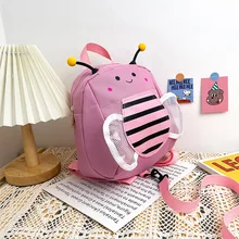 

Schoolbag New Cartoon Bee Girl Backpack Lovely Go Out To Prevent Lost Backpack To School Supplies Unisex Gift for Kids