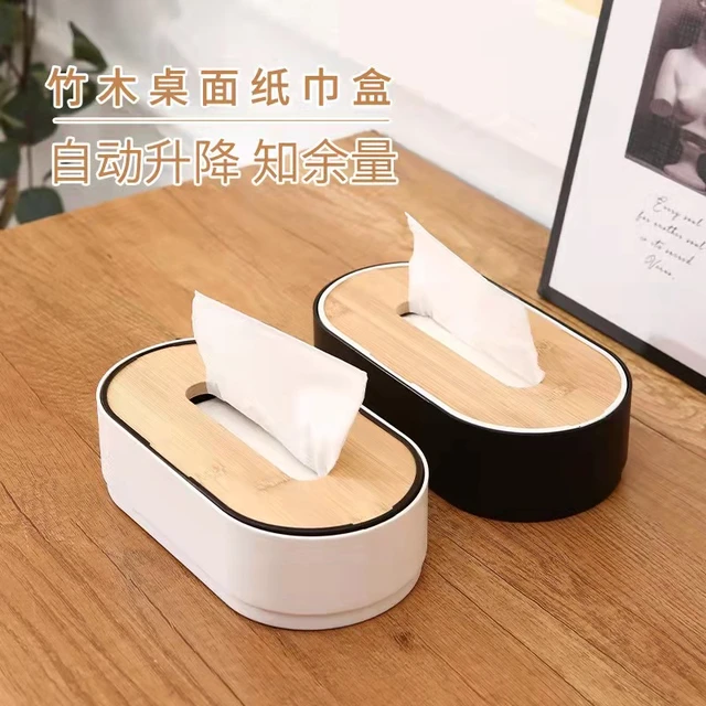 Zhubai Home】Tissue Box Holder Tissue Dispenser Square Tissues Paper Holder  for Bathroom Bedroom Office