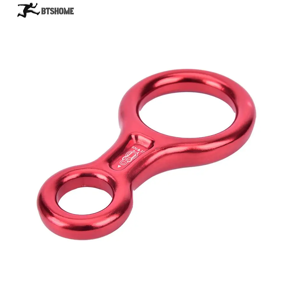 Pull Force Outdoor Rock Climbing 8 Ring Descender Escape Rope Dispositivo Di Discesa Lenta Discensore Professionale