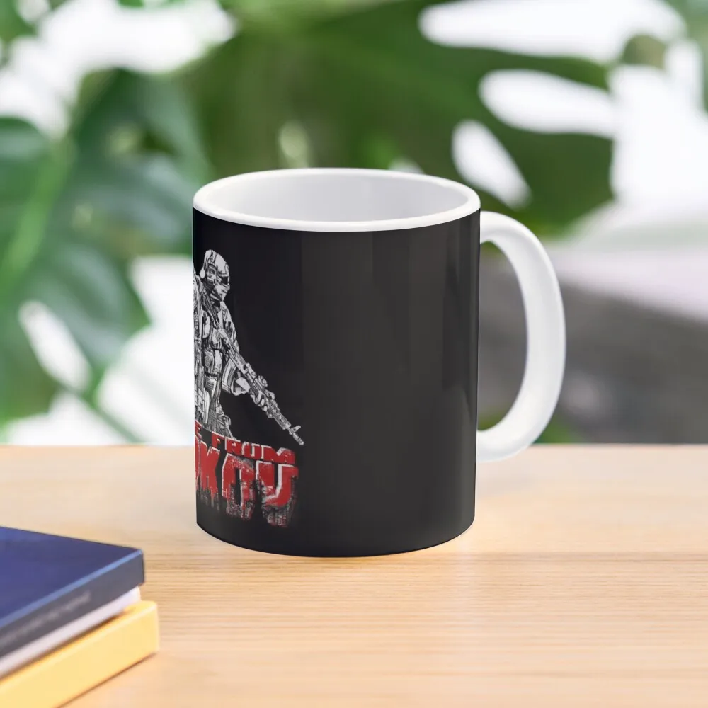 

Escape From Tarkov White and Red Coffee Mug Beer Cups Cups Of Porcelain Travel Mug