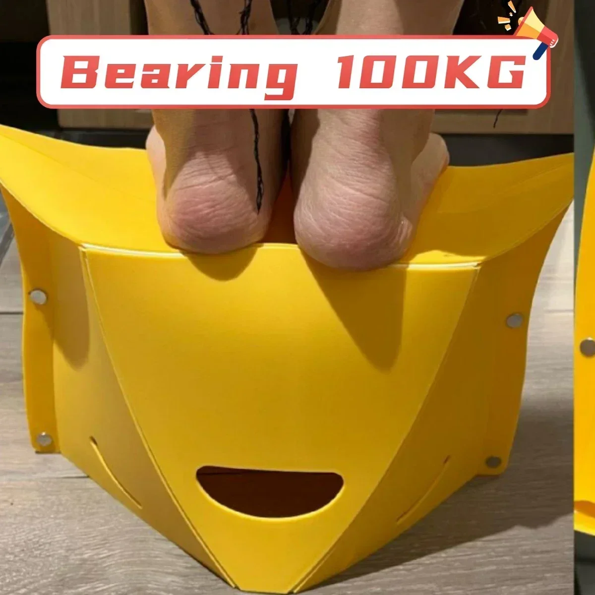 Portable Folding Chair Retractable Stool Paper Stool Storage Bag With Carrying Handle Dual-Use Outdoor Camping Storage Fruit Basket