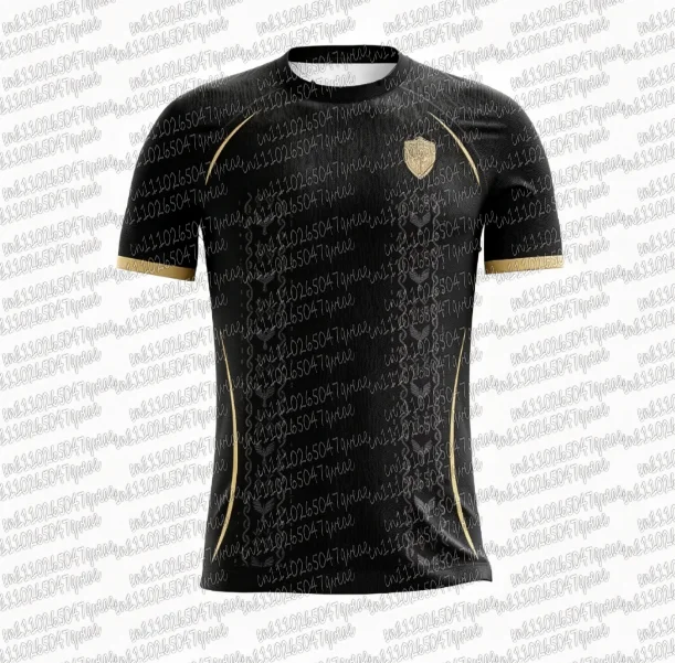 26-27 Amed SK Heim- und Auswärts-T-Shirt mit 3D-Digitaldruck, bequemes und atmungsaktives Sport-Freizeit-Oberteil, passend für die ganze Familie