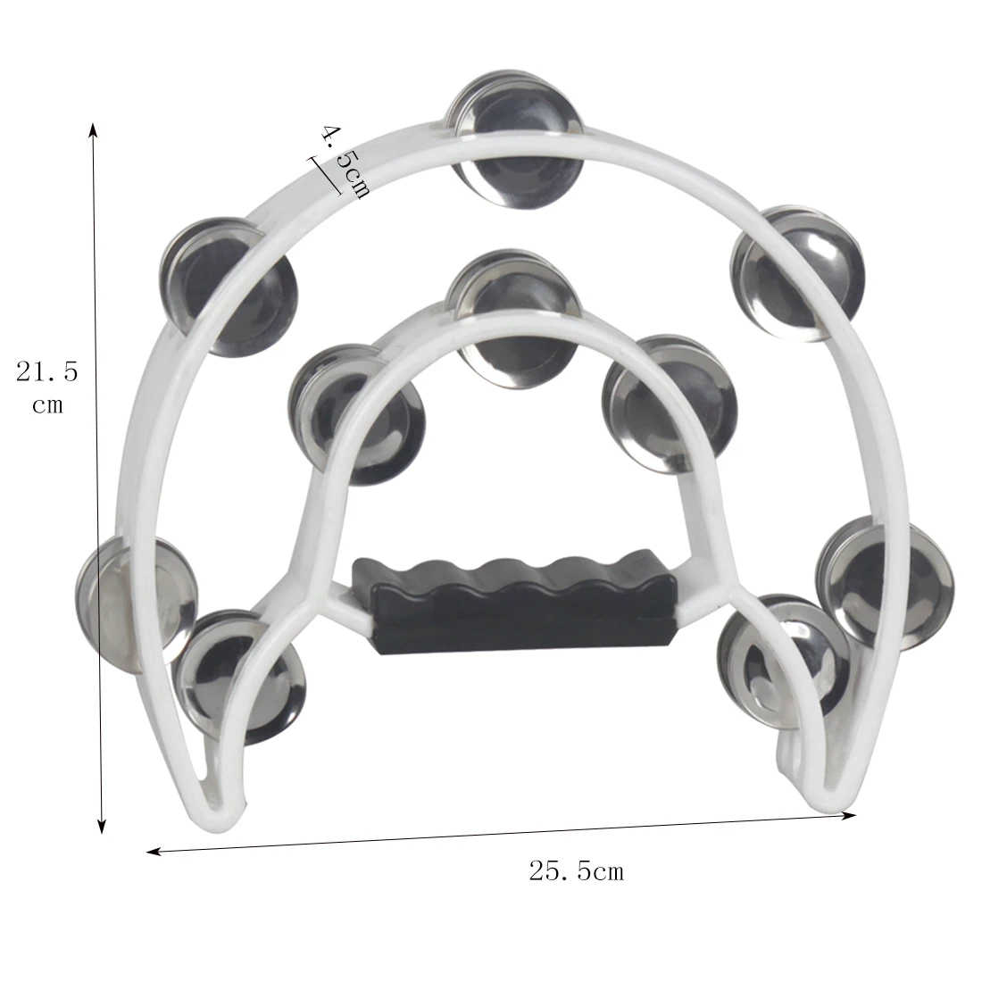 Tambourine Double Cymbals Percussion Orff Instrument KTV Singing Party Hand Jingle Bell Rattle Children Enlightenment Music Toys