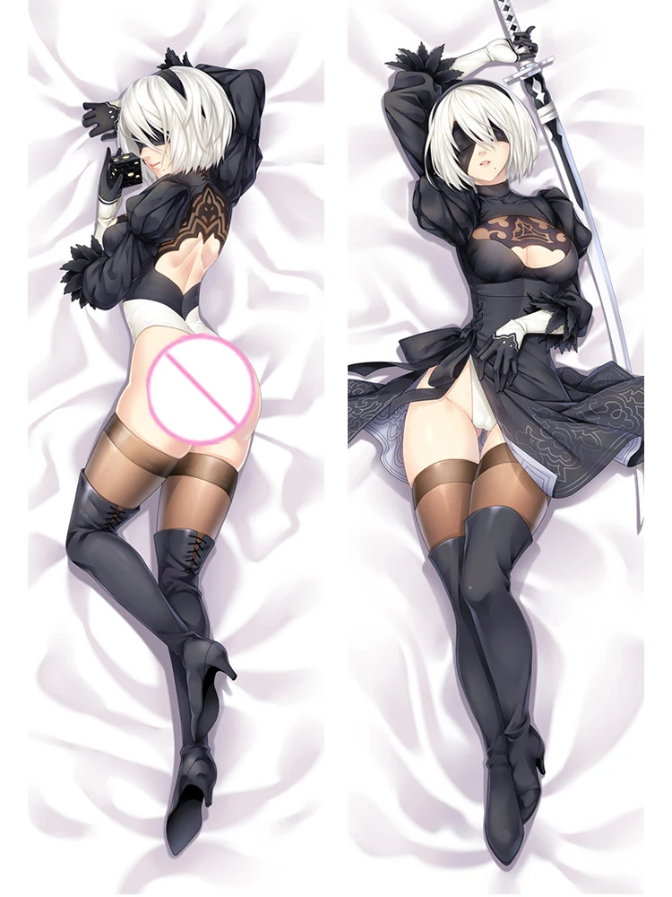 

Dakimakura Anime Pillow Cover YoRHa Double Sided Print 2Way Cushion Bedding Festival Gifts Gifts