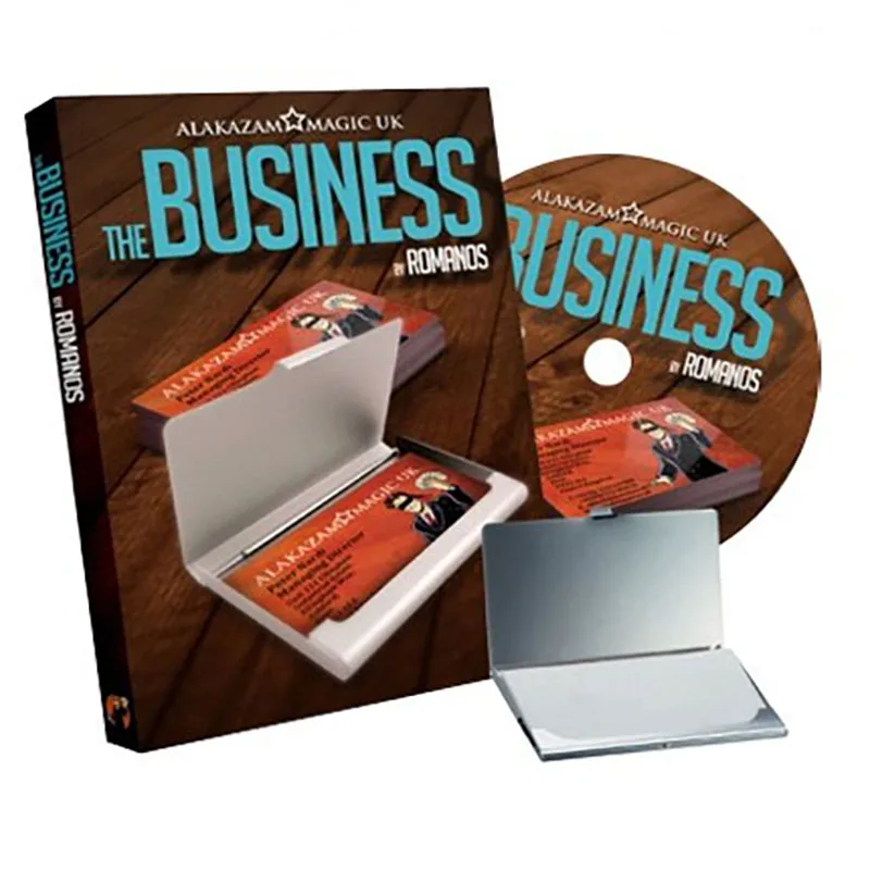 

The Business (DVD and Gimmick) by Romanos Magic Tricks Magician Card Magie Close Up Illusion Props Accessories Mentalism