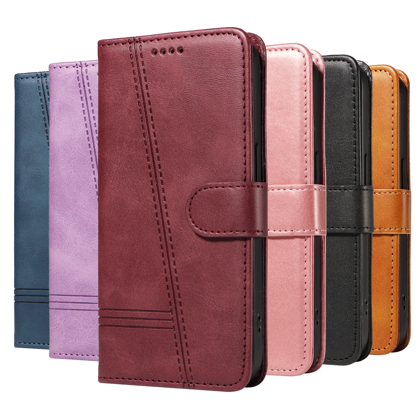 Premium Magnetic Leather Phone Case – Elegant and Durable Protection
