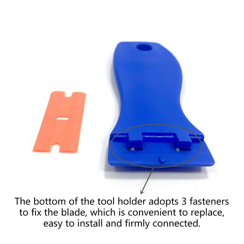 Portable Plastics Scraper Tool with 10 Plastic for Scraping