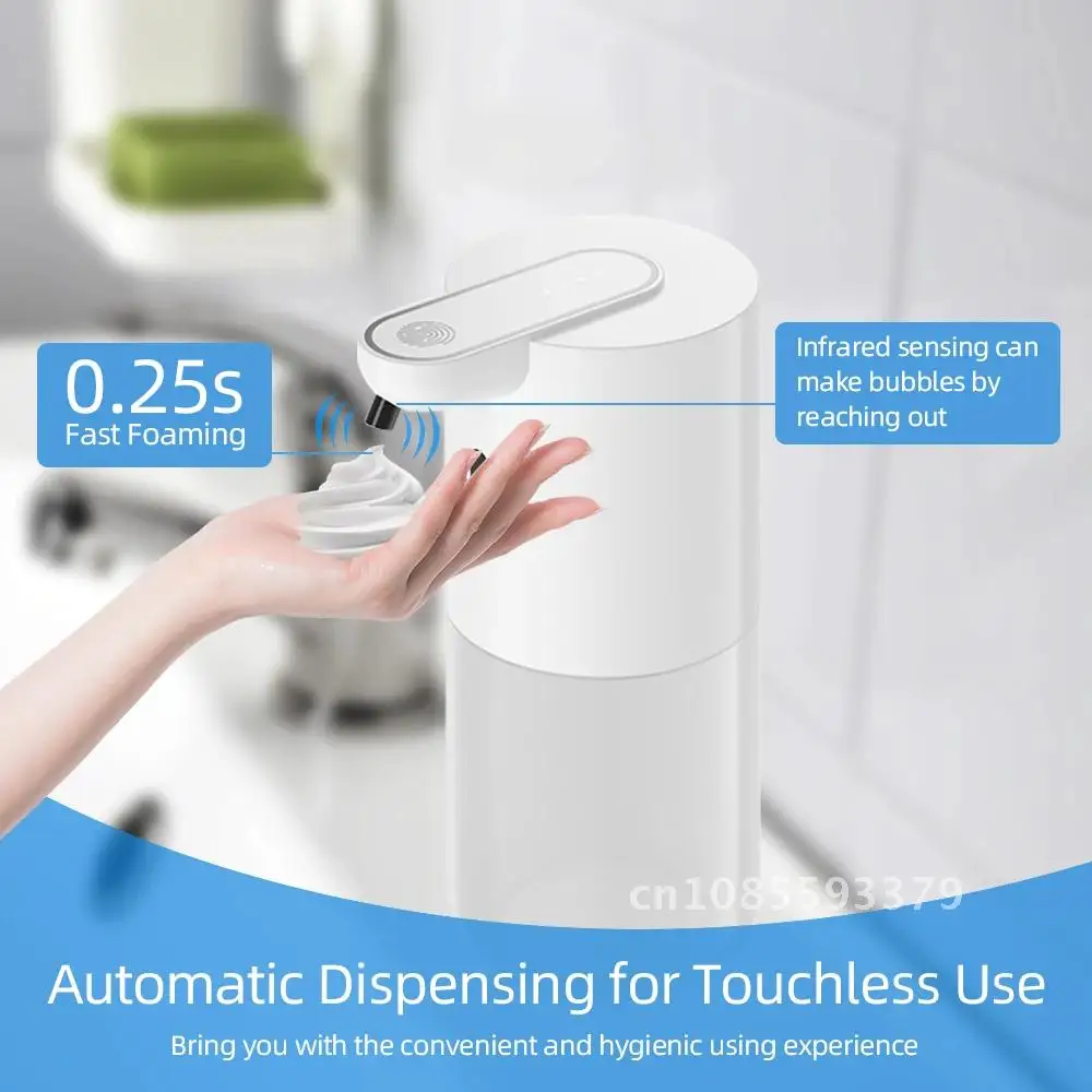 

Temperature Digital Automatic Rechargeable Sensor Touchless Foam Liquid Soap Dispenser Machine for Bathroom
