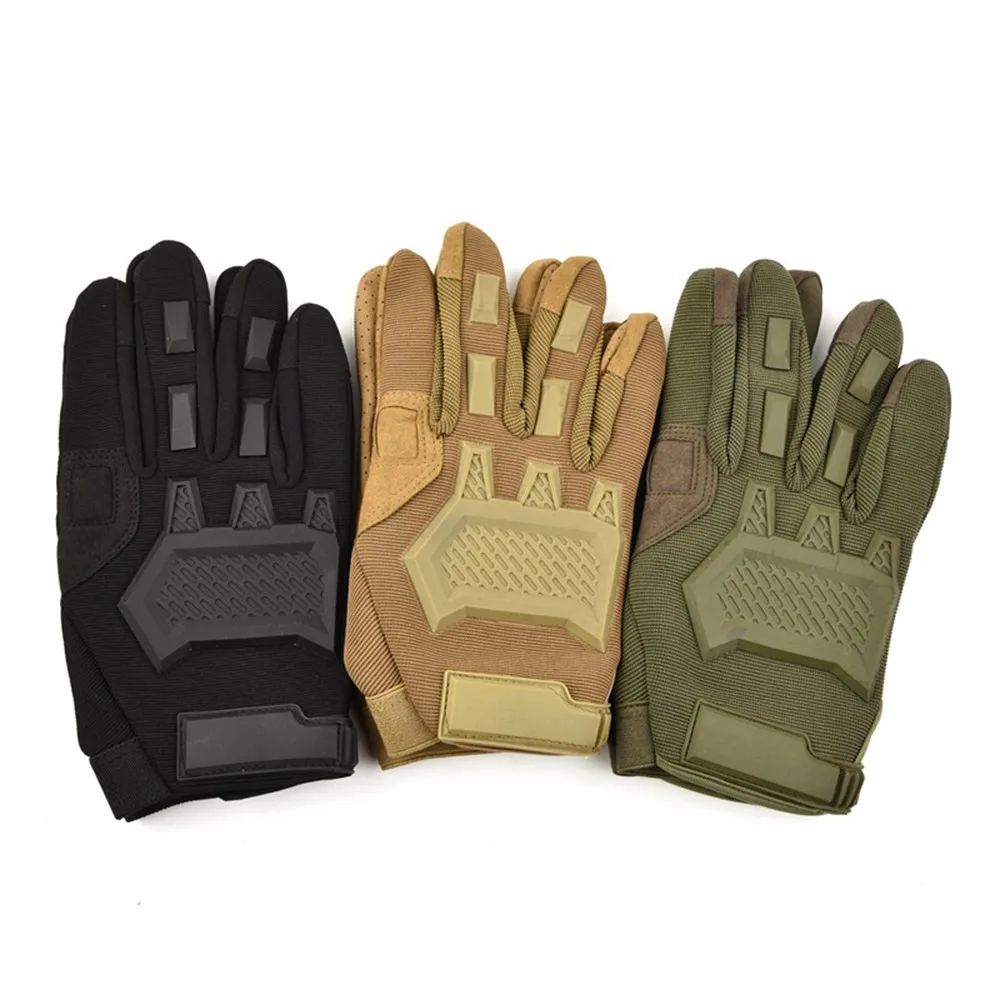 Outdoor Full Fingers Gloves Impact Protection Touch Screen Glove for Men Women Cycling Hunting Hiking Fishing Biking Workout W17