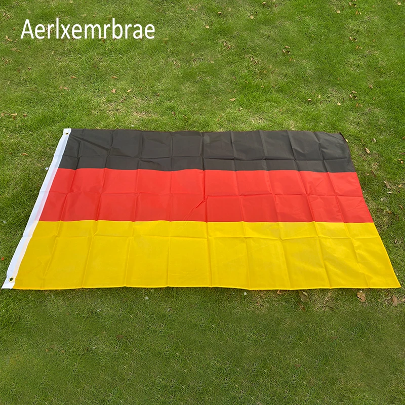 Large 3' x 5' High Quality  100% Polyester Germany Flag Free Shipping 
