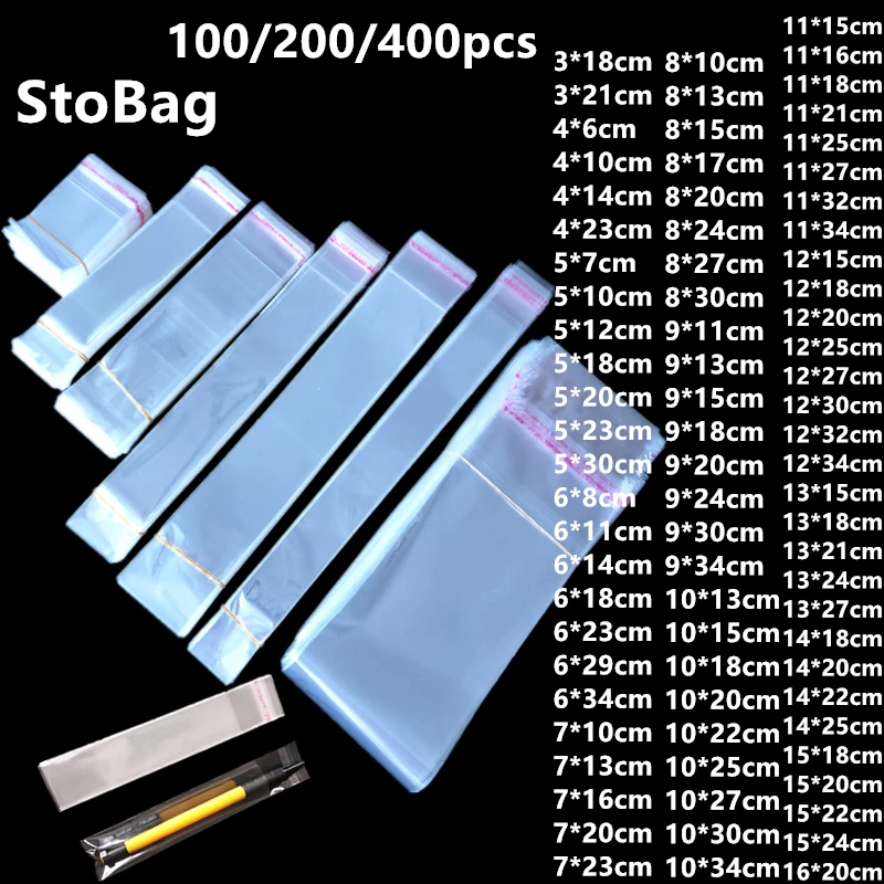 Transparent Plastic Self Adhesive Bag Self Sealing Small Bags For