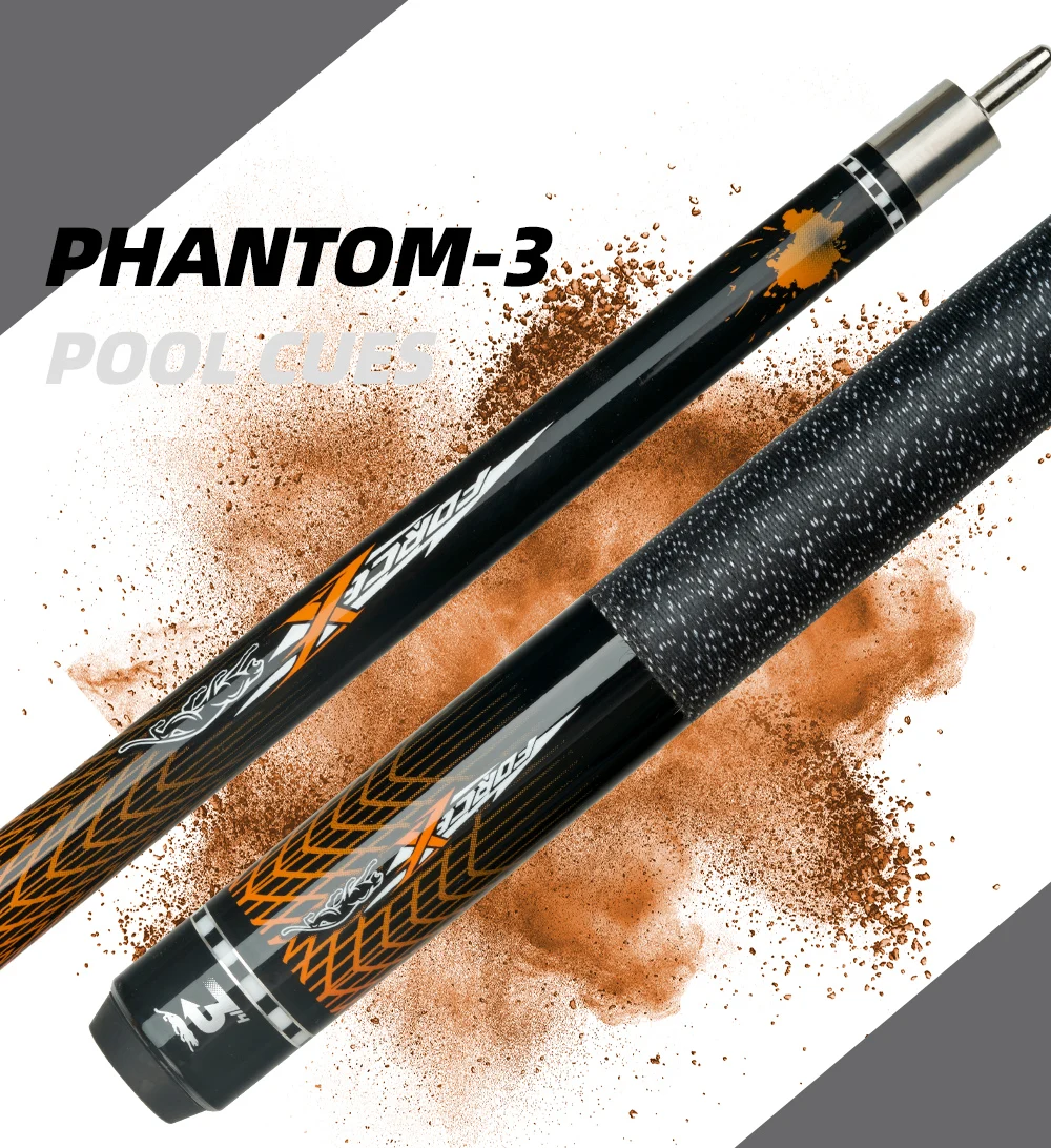 Preoaidr 3142 Phantom Billiard Pool Cue Maple Shaft10/11.5/13mm Tip Uni