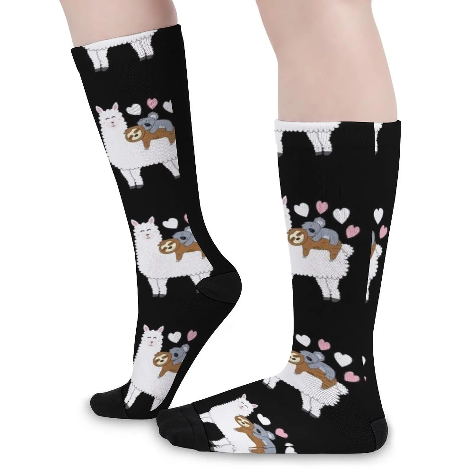 Alpaca llama sloth koala girl gift Socks Socks set Socks with print