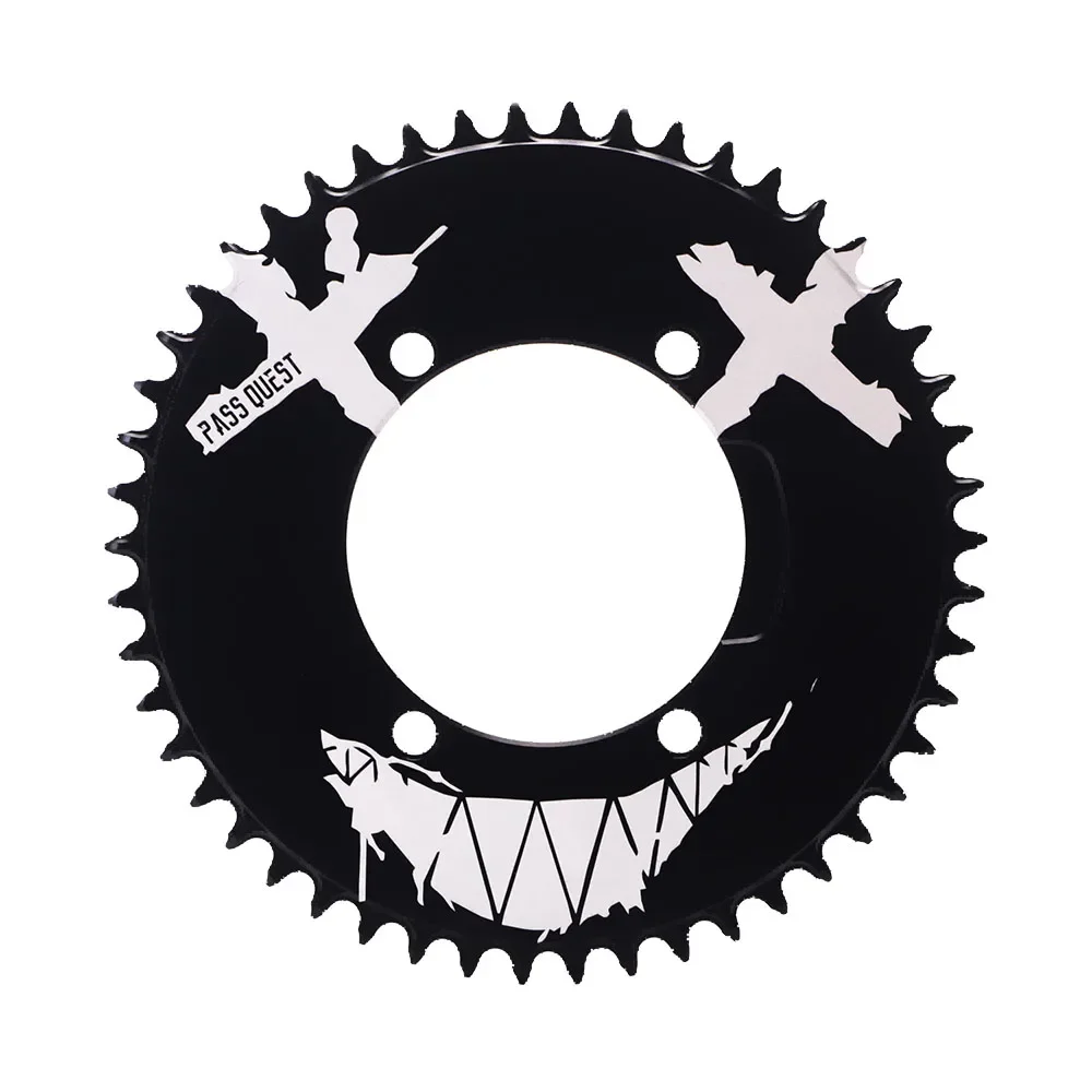 根性メダル absoluteBLACK | 1X OVAL XTR M9000 Premium chainring