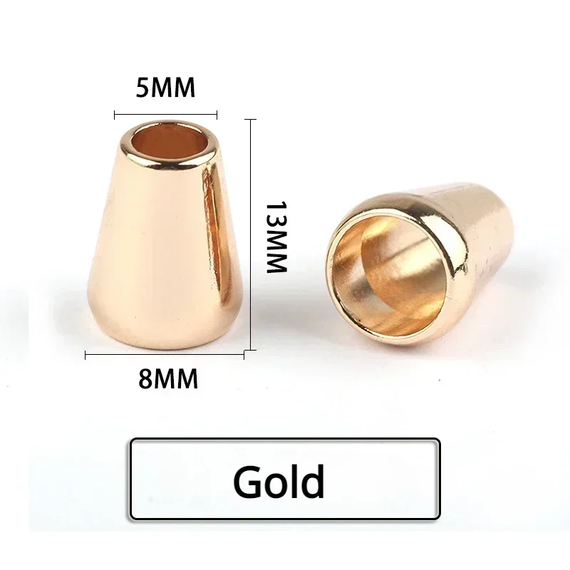 Metal Cord Stoppers Smooth Zinc Alloy 10pcs For Tracksuit Down Jackets DIY Apparel Sewing