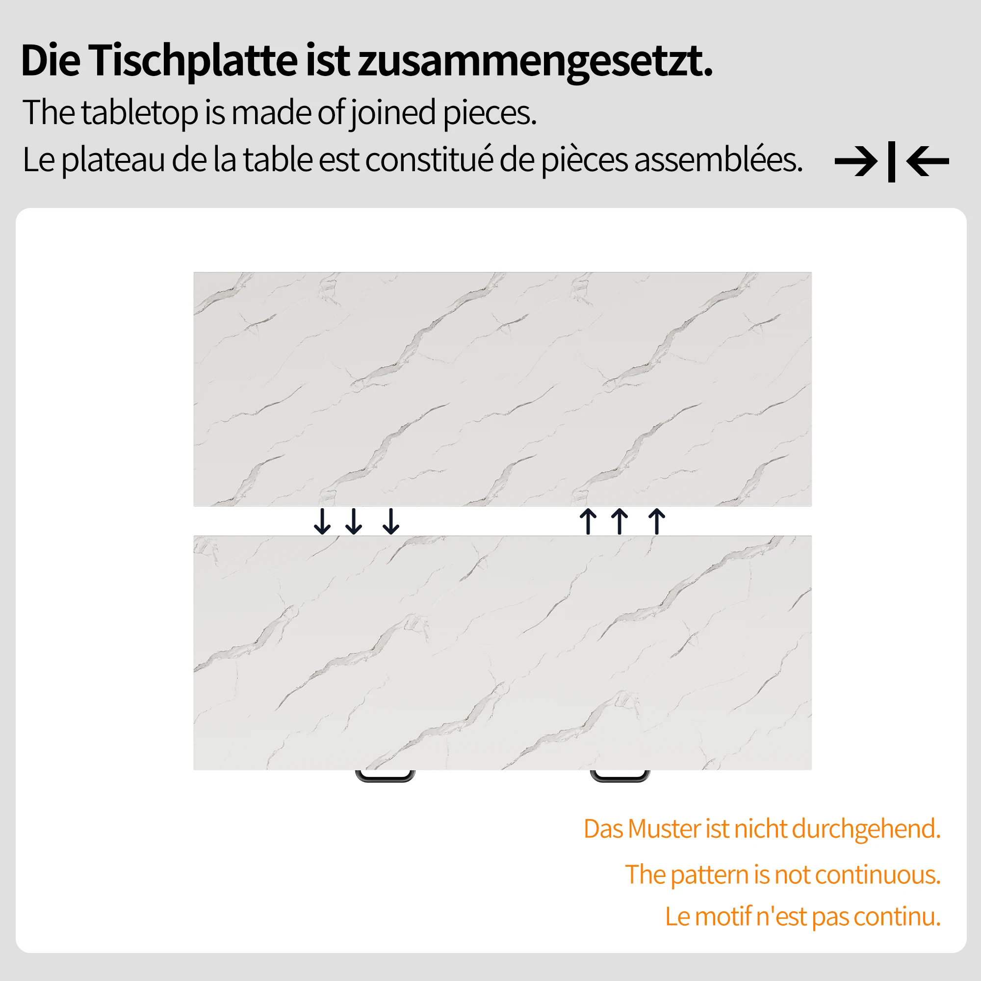 Schwarzer Bartisch, Küchenarbeitsplatte, schlicht und modern, Kaffee-Bartisch, geeignet für Wohnzimmer, Esszimmer, Tischplatte mit – Detail 17