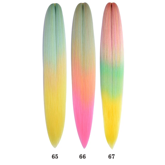 Synthetic Ombre Pre Stretched Kanekalon Hair Jumbo Braid 60g 1