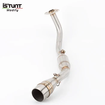 Motorcycle Exhaust Slip On For Yamaha NMAX 125 155 NMAX125 NMAX155 2021 2022  Escape Moto Front Link Pipe