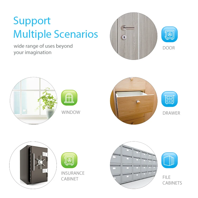 NEO Coolcam Z-Wave Plus Door Window Sensor With Temperature Humidity 700 Series