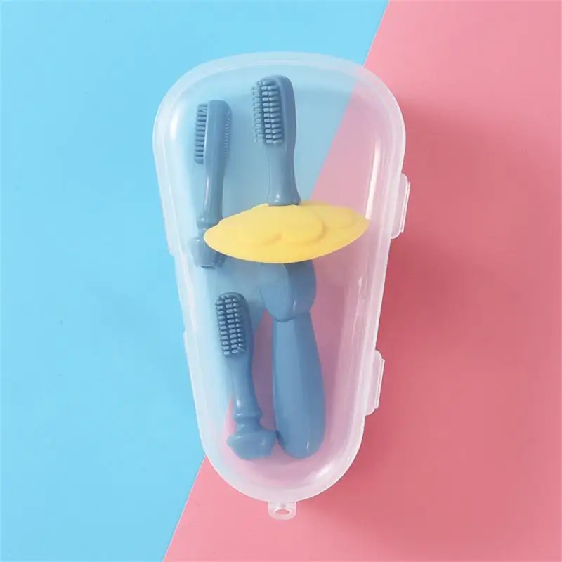 Infant Toothbrush Soft And Comfortable Clean And Safe For Kids Children's Gift Baby Silicone Toothbrush Food-grade Silicone baby toothbrush