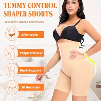 Short gainant pour femmes, contrôle du ventre, taille haute, culotte modelante, sous les robes, cuisses, plus mince, entraîneur de taille 4