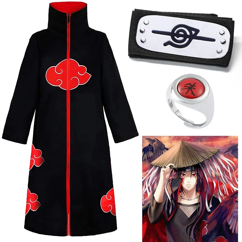 Naruto Akatsuki Cosplay Costume Set