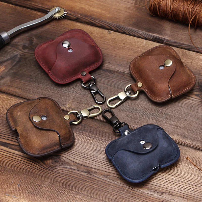 2022）Cute For Girls For Airpods 2 Case Leather With Keychian Soft  all-inclusive airpod pro case For Airpods Pro 2 Leather Case - AliExpress