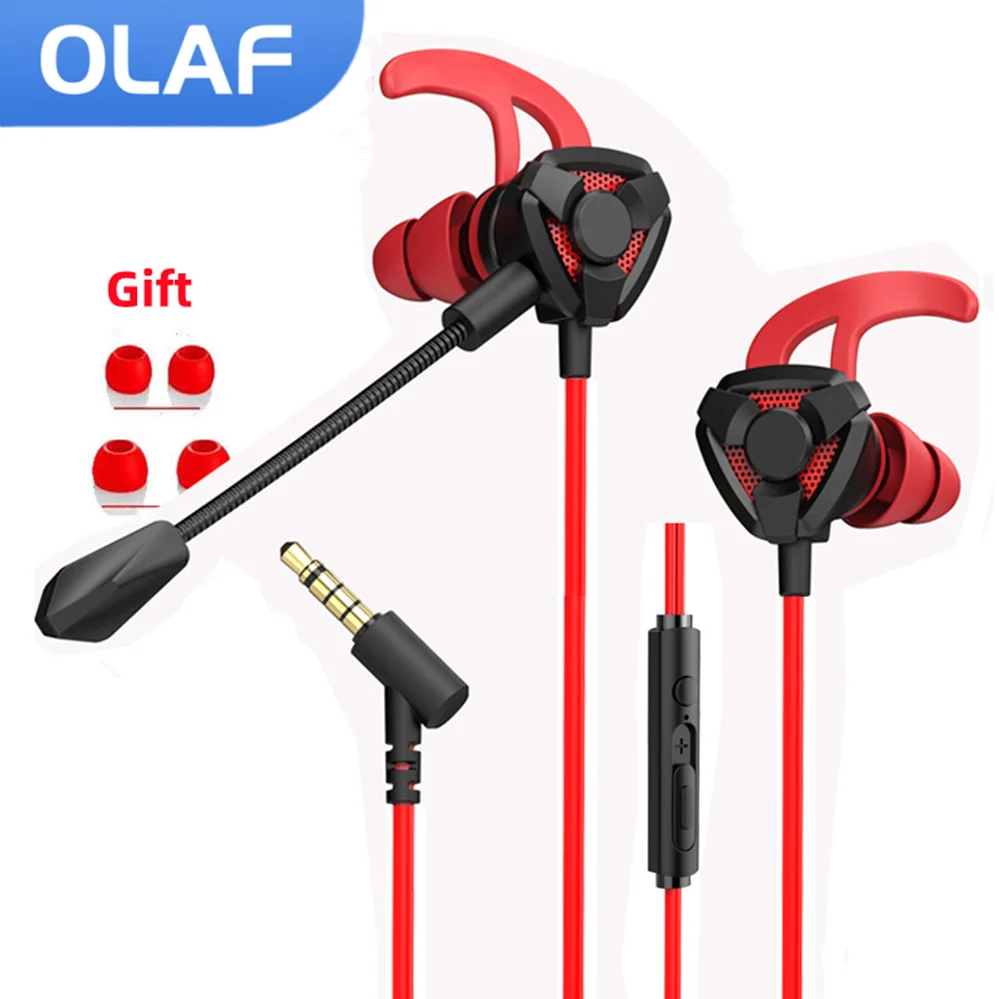 Olaf Headset Gamer Koptelefoon Bedrade Oortelefoon Gaming Oordopjes Met Microfoon Voor Pubg Ps4 Csgo Casque Telefoon Tablet Laptop Universeel Spel