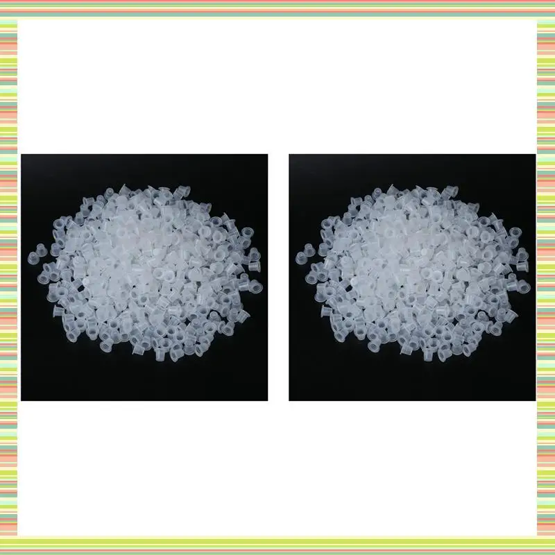 A97P 1000 Pcs 8Mm Small Tattoo Ink Cups Caps For Needle Tip Grip Power Supply Sm