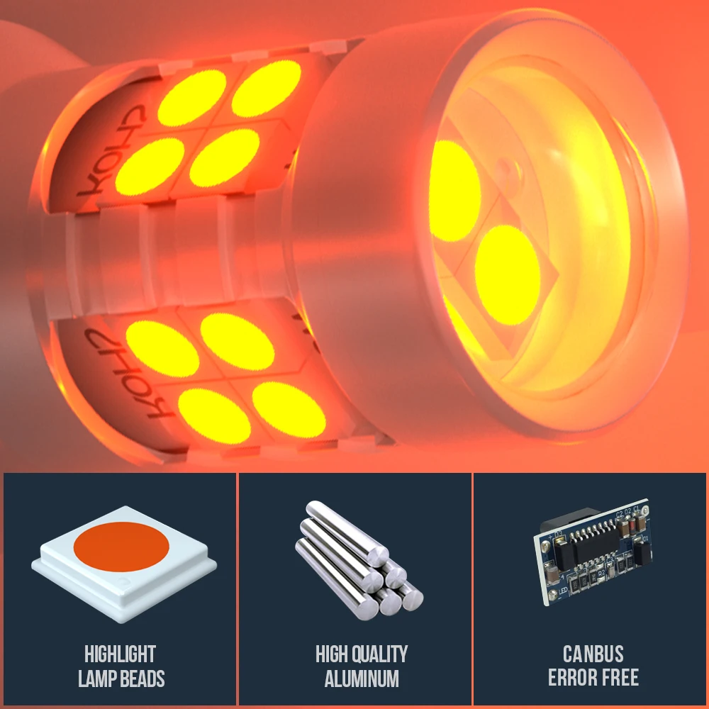 Canbus LED 브레이크 라이트 램프 액세서리, 푸조 408 2010-2016 2011 2012 2013 2014 2015, 2 개