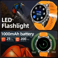 LIGE New Military Smart Watch Men 1000mAh Super Capacity Battery Outdoor Sport Bracelet Heart Rate Monitor Waterproof Smartwatch - Image 5