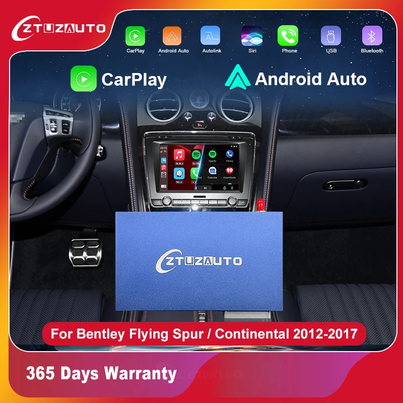 

Wireless Apple CarPlay For Bentley Continental GT Flying Spur Android Auto Airplay Mirror link Retrofit Multimedia Navigation