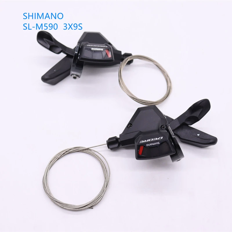 Shimano Deore Sl-m590 3s Left Side 9s 27s 9 Speed Bike Shifter Lever ...