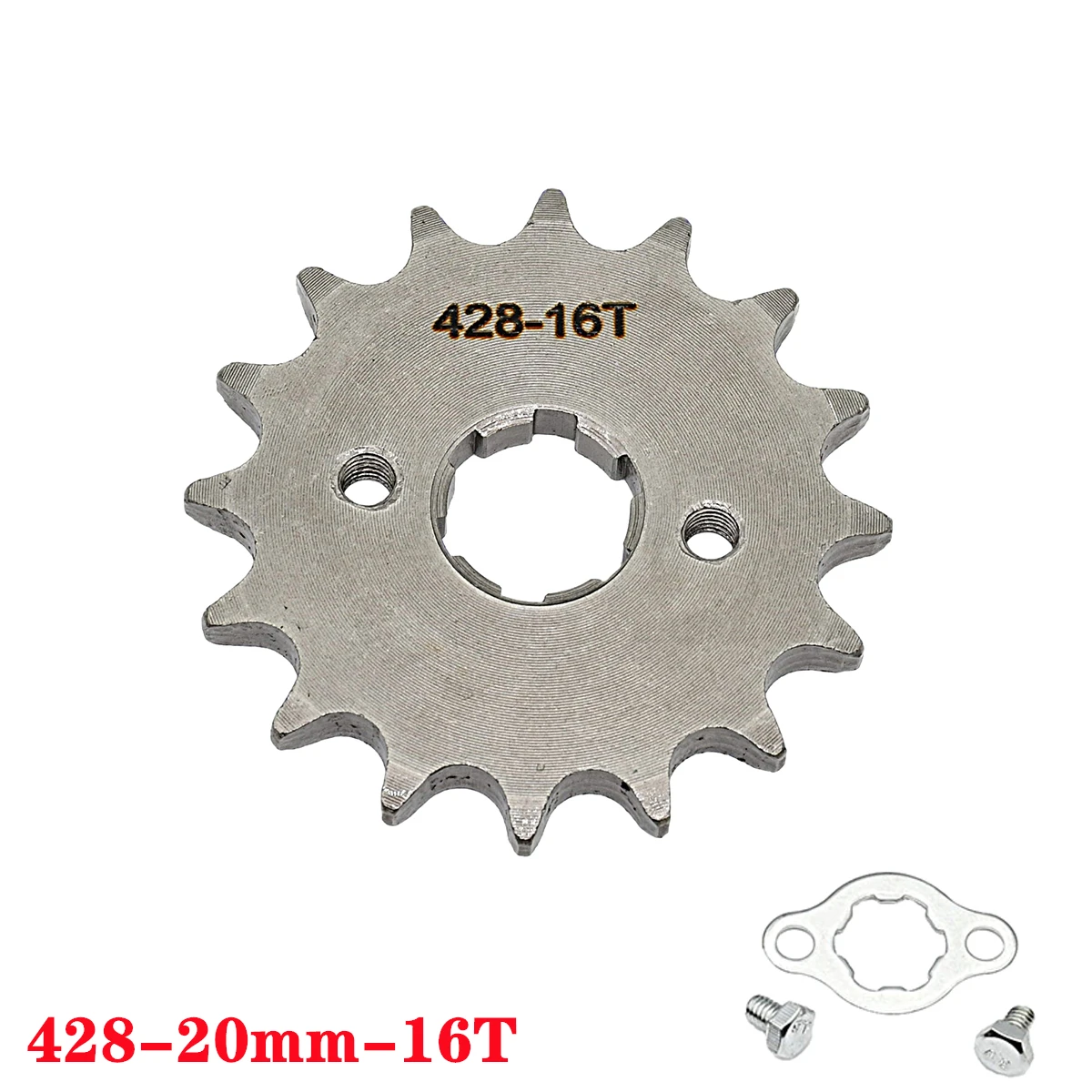 428# 20mm 10T-19T Front Engine Sprocket For BSE SSR SDG KAYO Dirt Pit Bike ATV Quad Go Kart Moped Buggy Scooter Motorcycle