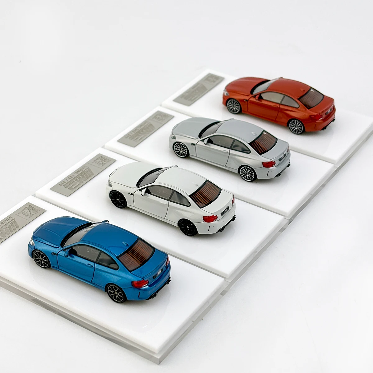 不正模玩 1/64 　BMW M2 コンペティション　ホワイト 1:64 Scale Resin BMW M2 Competition Coupe Toys Cars Model