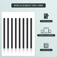 Replacement Standard Pen Nibs Compatible with Wacom Bamboo Intuos CTL471 CTL671 CTH480, Black Stylus Refill 2