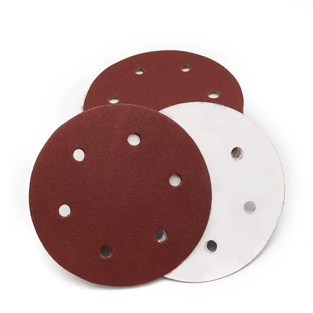 

Abrasives Sanding Disc Grit 40-2000 Sanding Paper Discs 25Pcs/Set 6 Hole 9 Inch Alumina Cars Polishing Metal 100#