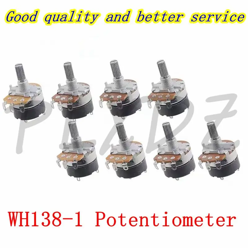 5PCS WH138-1 With Switch Potentiometer 5K 10K 20K 50K 100K 250K 500K ...