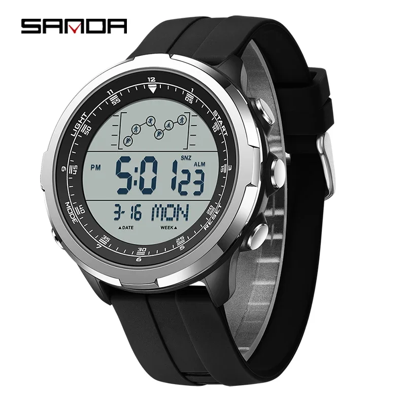 Luxury Men's Digital Sport Watch - Waterproof LED Military Style Stopwatch Gift