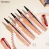 YANQINA Eyebrow Pencil 4-Tip Microblade Eyebrow Pen Smudge-Proof Waterproof Long-Lasting Natural Eye Brow Pencils for Women 4