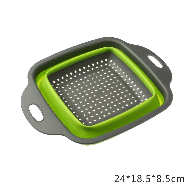 Foldable Collapsible Kitchen Colander and Drainer Basket