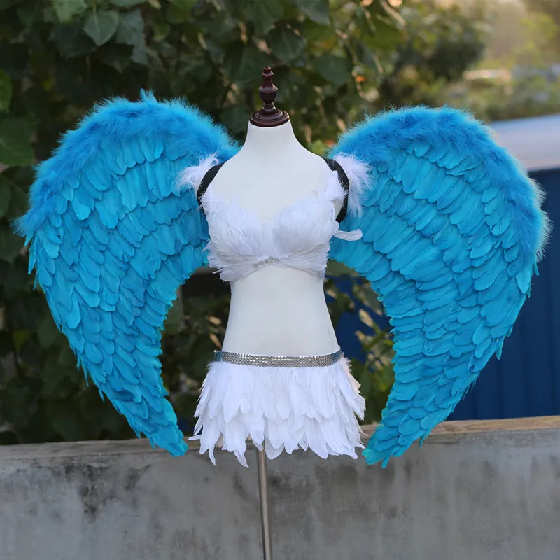 Angel Wings Tstage Catwalk Shows Large Feather Wings Costume Wedding