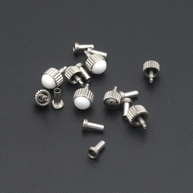 

ChNel Watch White Black Ceramics Crown Tube Engraved fit Chnel Watch Case Movement Repair Accessories Parts